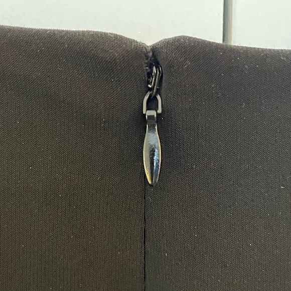 Ralph Lauren Black Dress! Classic! Stretch & Support! Boatneck & Batwing! Sz 12 - Picture 10 of 13